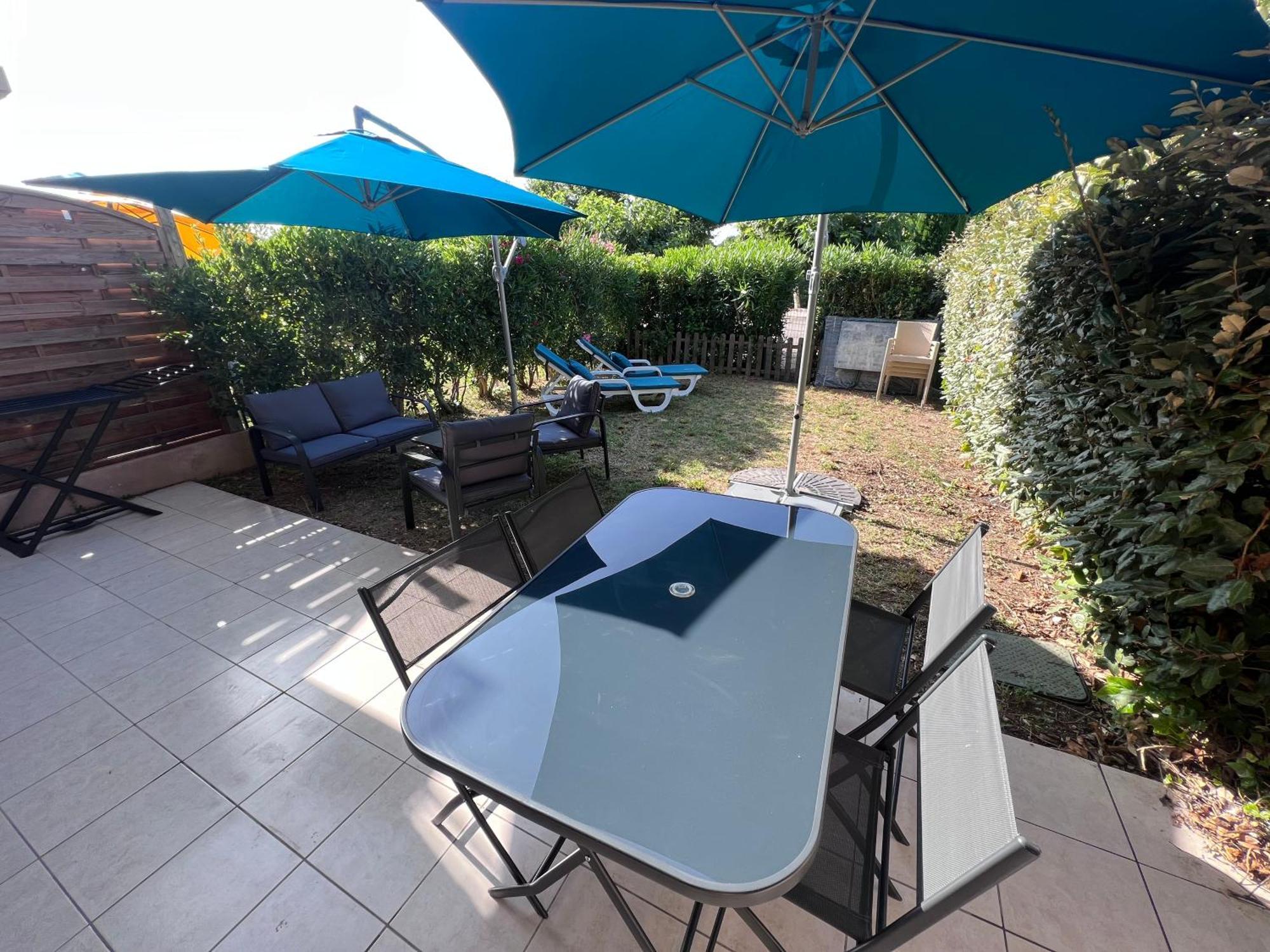 Appartement T2 Avec Jardin Prive, Piscine Et Barbecue Lorgues Exterior photo